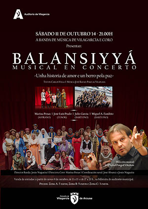 La Banda de Musica y Coros de Vilagarcia estrenan -Balansiyya-