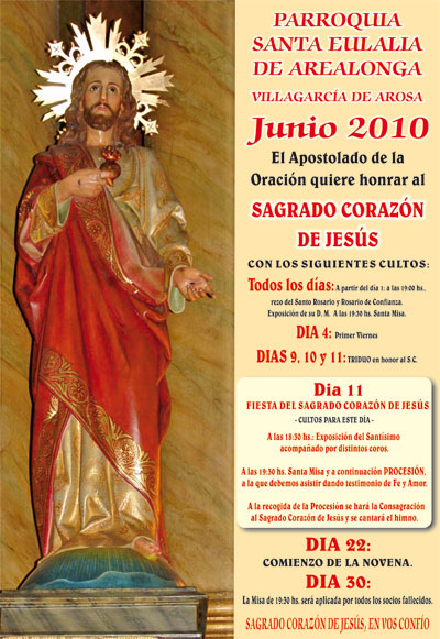 Dia dedicado al Sagrado Corazon de Jesus