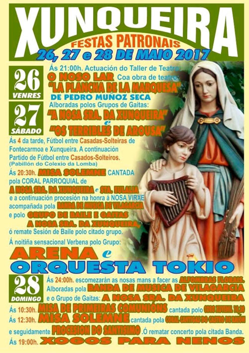 Grandes fiestas en honor de Nsa. Sra. da Xunqueira