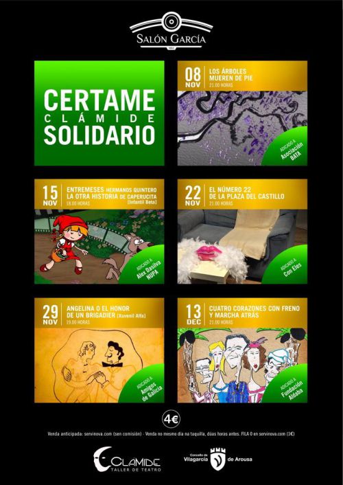 Certamen solidario de Clamide en el Salon Garcia de Vilagarcia