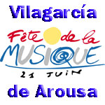 Explosion musical en Vilagarcia con motivo de la Fiesta Internacional de la Musica