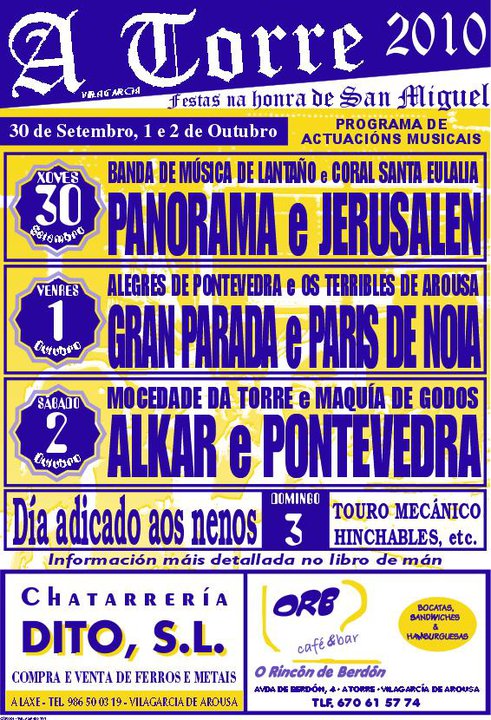Grandes fiestas en La Torre