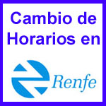 Renfe cambio los horarios de tren
